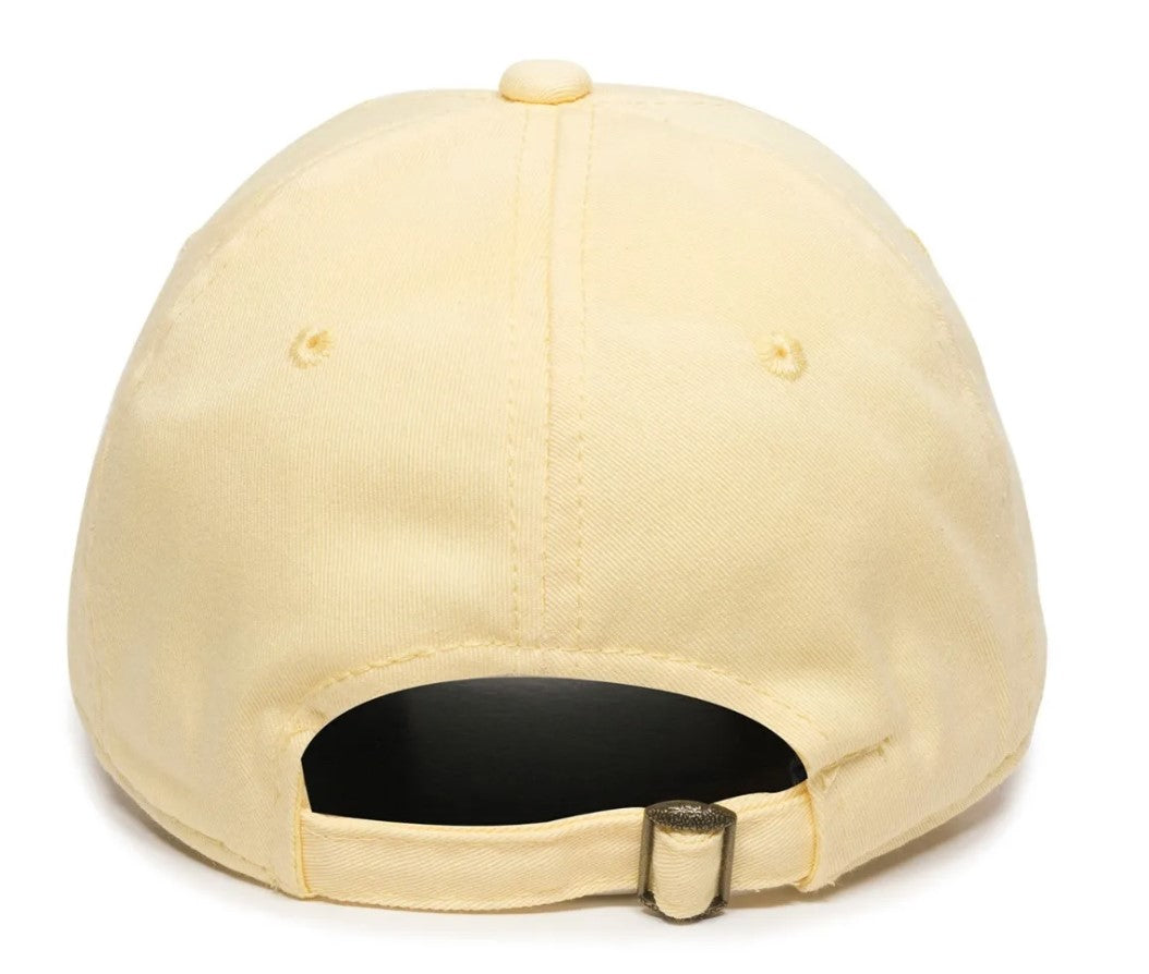 Yellow Unstructured Hat